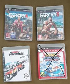 Giochi PS3: Far Cry 3 e 4, Burnout Paradise