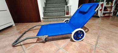 lettini mare con ruote 