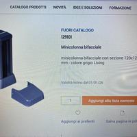 Bticino Minicolonna bifacviale cod. 129101