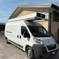 CITROËN JUMPER con TENDA PROFESSIONALE DA MERCATI