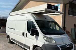 CITROËN JUMPER con TENDA PROFESSIONALE DA MERCATI