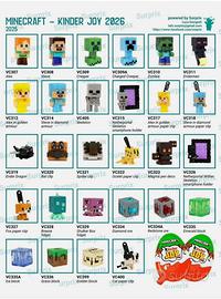 Minecraft Kinder Joy 2026
