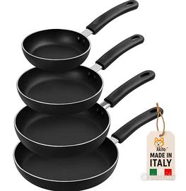 Set 4 padelle Antiaderent Peitra 16 -20 -24 -28 cm