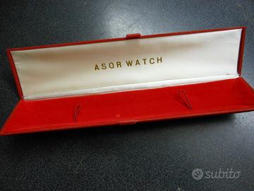 ASOR WATCH SCATOLA PORTA OROLOGIO vintage WBX70