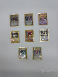 Lotto 8 Carte Pokémon Team Rocket Originali Italia