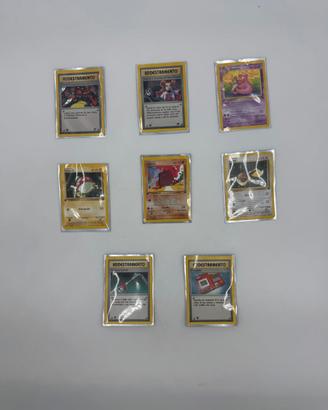 Lotto 8 Carte Pokémon Team Rocket Originali Italia