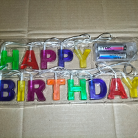 Tabella Di Lettere Luminose Happy Birthday