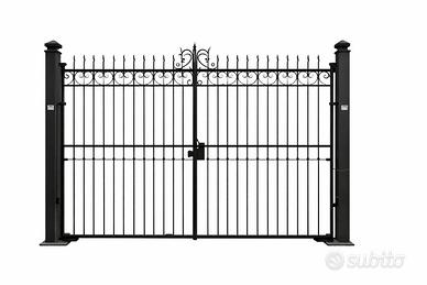 CANCELLO IN FERRO BATTUTO ARTIGIANALE – MAI UTILIZ