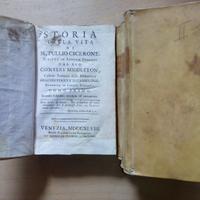 1748 - STORIA DELLA VITA DI MARCO TULLIO CICERONE