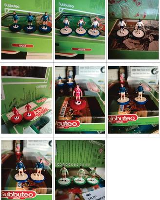 Subbuteo spare e scatole speciali,adesivi vintage
