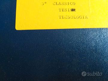 tesi di maturità TECNOLOGIA completa di materie 