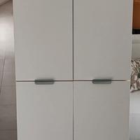 Mobile armadio multiuso bianco