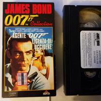 n. 3 cassette VHS films agente 007