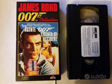 n. 3 cassette VHS films agente 007