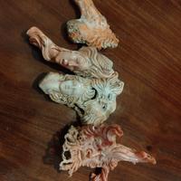 sculture in corallo rosa