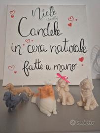 candele cani niclecandles 