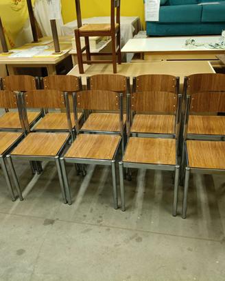 Lotto 10 Sedie Vintage Modernariato