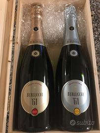 Bottiglie Franciacorta 61 con cassa in legno