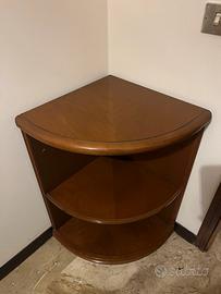 Mobiletto angolare legno