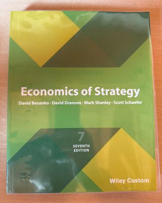 Economics of Strategy - 7th edition - Wiley Custom