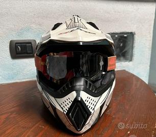 Casco Fuoristrada Cross Enduro Tg XS