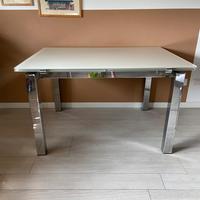 Tavolo in vetro allungabile calligaris + 4 sedie