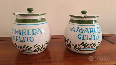 Coppia vasi Amarena Gelito