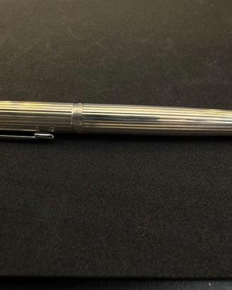 PARKER 75 IN ARGENTO STILOGRAFICA  A COSTE LARGHE