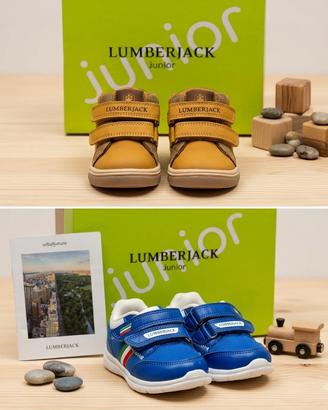 Set scarpine a strappo Lumberjack Junior mis.21