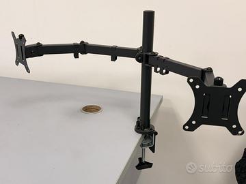 Supporto doppio monitor