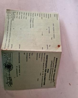 documenti motociclo