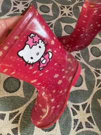 Stivali in gomma Hello Kitty per bambina