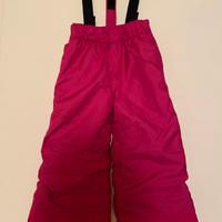 Pantaloni sci bambina 4 anni + doposci 23-25