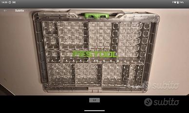 systainer sys3 org completa scomparti miniterie