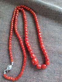 Collana corallo rosso di Sardegna