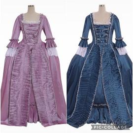 2 abiti carnevaleschi stile Maria Antonietta 1700