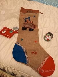 set maxicalza Befana+Borsellino +scatola portaogge