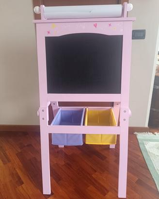 Lavagna cavalletto per bambini – doppia faccia