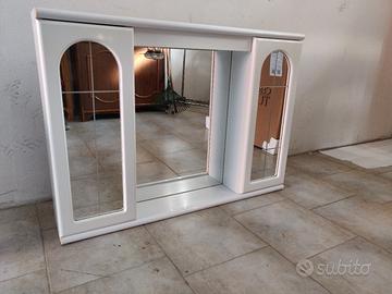 specchio contenitore bagno