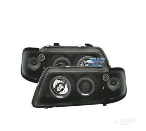 FARI AUDI A3 8L 96-00 ANGEL EYES FONDO NERO H1