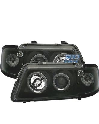 FARI AUDI A3 8L 96-00 ANGEL EYES FONDO NERO H1