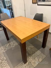 Tavolo da cucina allungabile in legno laminato
