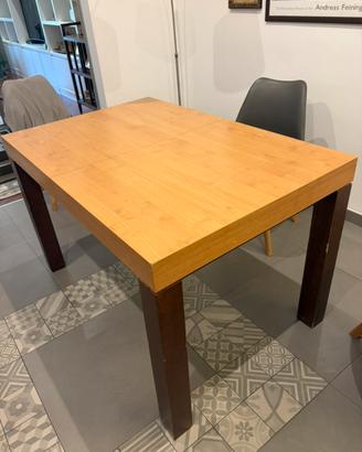Tavolo da cucina allungabile in legno laminato