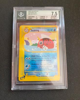 Pokemon Seaking aquapolis Eng BGS 7,5