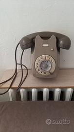 Telefono fisso vintage da parete 