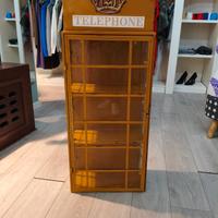 vetrinetta telefonica vintage