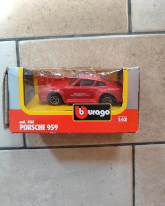 Porsche 959 Burago 1/43 nuova in box 