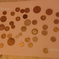 Varie vecchie monete europee