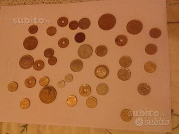 Varie vecchie monete europee