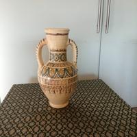 Contenitore anfora dipinta  a mano